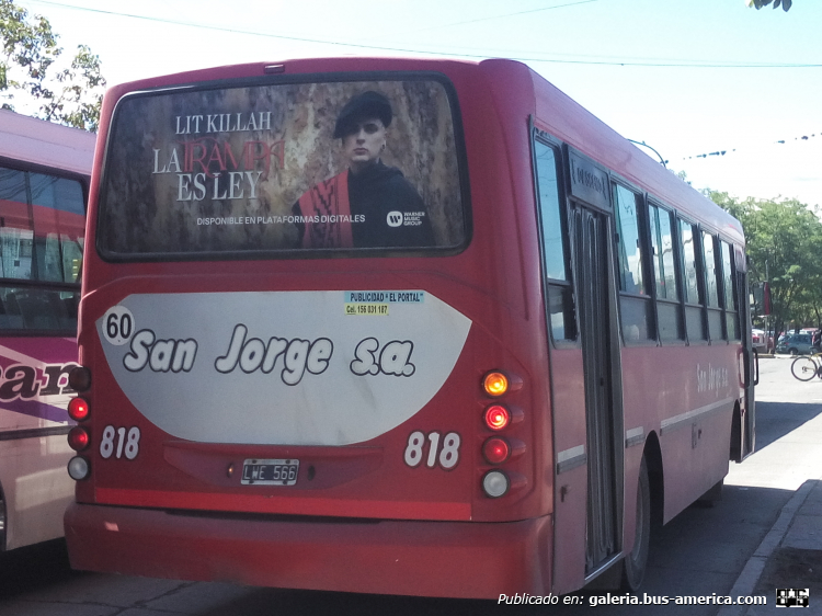 Mercedes-Benz OF 1418 - Metalpar Tronador 2010 - San Jorge
LWE 566

San Jorge, interno 818 (Parte de Atras)
