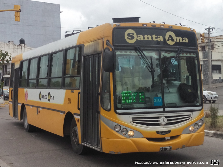 Mercedes-Benz OF 1418 - Metalpar Tronador 2010 - Santa Ana
PJL 896

Línea 15 (S.S. de Jujuy), interno 214
