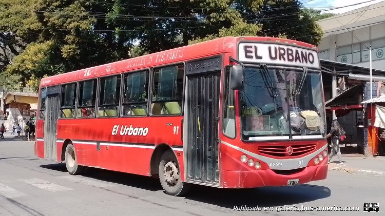 Mercedes-Benz OF 1418 - Metalpar Tronador 2010 - El Urbano
PCV 366

Línea 14 (S.S. de Jujuy), interno 91
