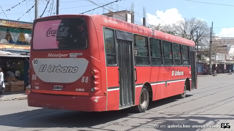 Mercedes-Benz OF 1418 - Metalpar Tronador 2010 - El Urbano
PCV 367

El Urbano, interno 88 (Parte de Atras)
