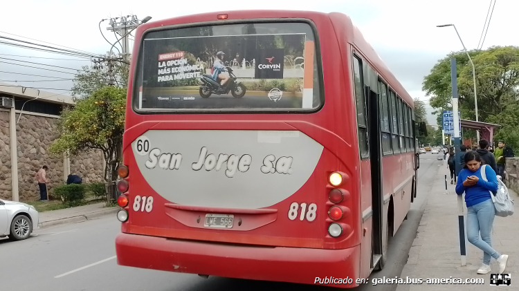 Mercedes-Benz OF 1418 - Metalpar Tronador 2010 - San Jorge
LWE 566

Linea 14 (S.S. de Jujuy), interno 818
(Parte de Atras)
