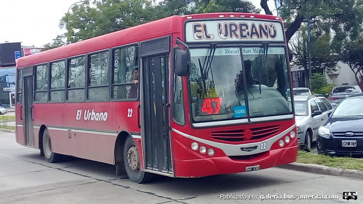 Mercedes-Benz OF 1418 - Metalpar Tronador 2010 - El Urbano
PNH 438

Línea 47 (S.S. de Jujuy), interno 22
