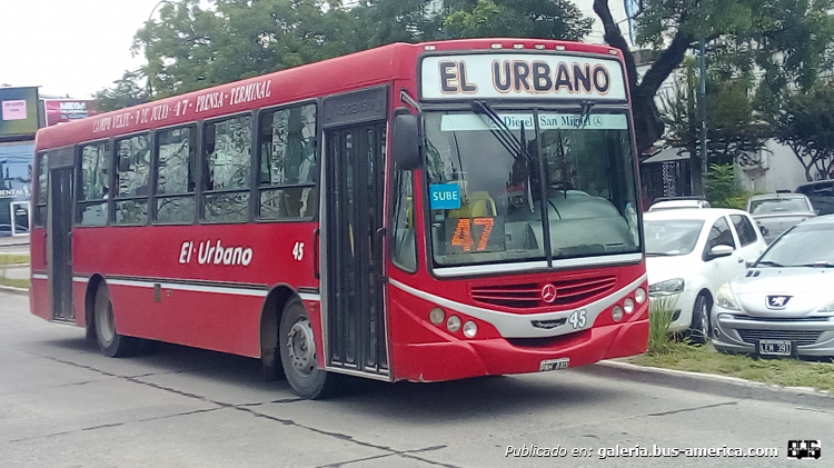 Mercedes-Benz OF 1418 - Metalpar Tronador 2010 - El Urbano
PNH 440

Línea 47 (S.S. de Jujuy), interno 45
