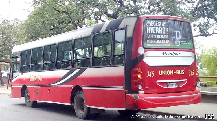 Mercedes-Benz OF 1418 - Metalpar Tronador 2010 - Unión Bus
OHC 273

Línea 18 (San Salvador de Jujuy), interno 345
