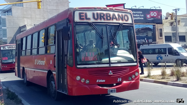 Agrale MA 15.0 - Metalpar Tronador 2010 - El Urbano
KQI 419

Línea 9 (San Salvador de Jujuy), interno 86
