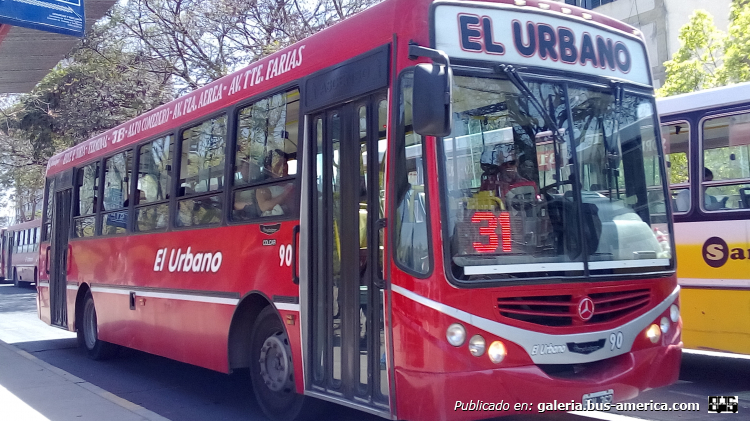 Mercedes-Benz OF 1418 - Metalpar Tronador 2010 - El Urbano
PCV 362

Línea 31 (S.S. de Jujuy), interno 90
