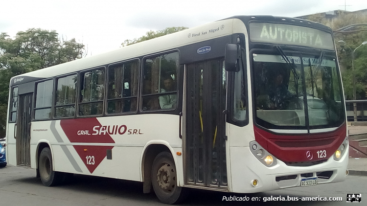 Mercedes-Benz OF 1621 - Metalpar Tronador Nueva Generación - Gral. Savio
AC 511 LD

Línea 49A (Prov. de Jujuy), interno 123
