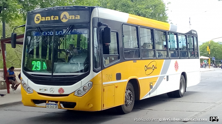 Mercedes-Benz OF 1621 - Metalpar Tronador Nueva Generación - Santa Ana
AD 162 UR

Línea 29 (San Salvador de Jujuy), interno 709
