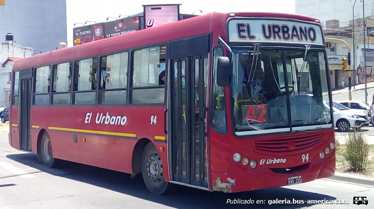 Mercedes-Benz OF 1418 - Metalpar Tronador 2010 - El Urbano
KWV 155

Línea 42 (S.S. de Jujuy), interno 94
