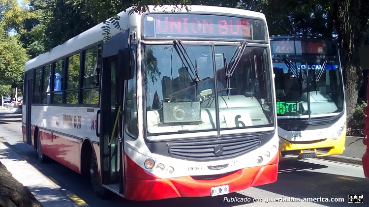 Mercedes-Benz OF 1418 - Metalpar Tronador 2010 - Unión Bus
JQW 303

Línea 6 (S.S. de Jujuy), interno 317
