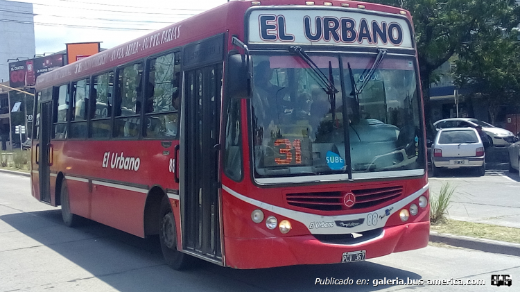 Mercedes-Benz OF 1418 - Metalpar Tronador 2010 - El Urbano
PCV 367

Línea 31 (S.S. de Jujuy), interno 88
