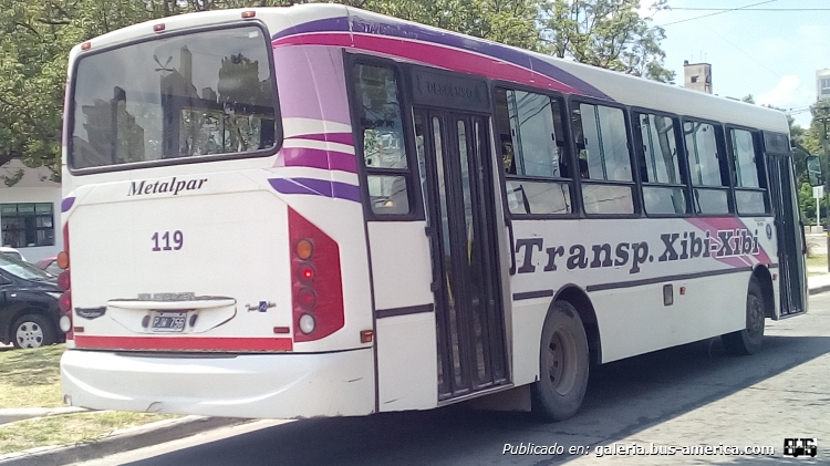 Volksbus 15.190 EOD - Metalpar Tronador 2010 - Transporte Xibi Xibi
PJW 756

Xibi Xibi, interno 119 (Parte de Atras)
