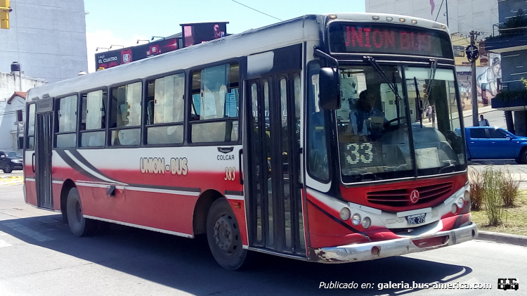 Mercedes-Benz OF 1418 - Metalpar Tronador 2010 - Unión Bus
OHC 275

Línea 33 (S.S. de Jujuy), interno 383
