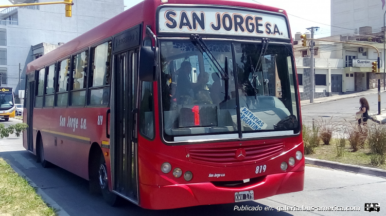 Mercedes-Benz OF 1418 - Metalpar Tronador 2010 - San Jorge
KWV 179

Línea 1 (San Salvador de Jujuy), interno 819
