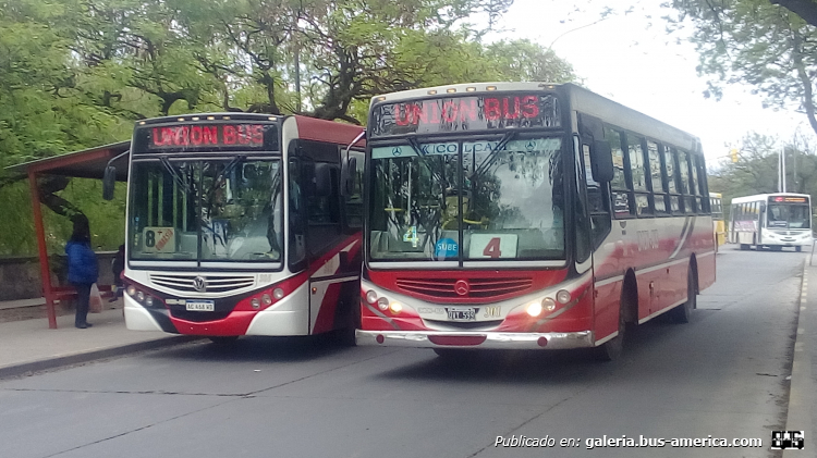 Volksbus 15.190 / Mercedes-Benz OF 1418 - Metalpar Tronador 2010 - Unión Bus
AC 468 WD / OVY 599

Líneas 8 / 4 (S.S. de Jujuy), internos 385 / 301
