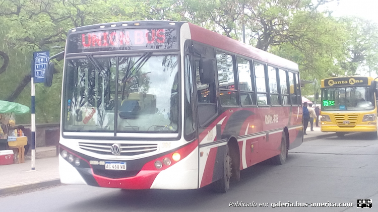 Volksbus 15.190 - Metalpar Tronador 2010 - Unión Bus
AC 468 WD

Línea 8 (S.S. de Jujuy), interno 385
