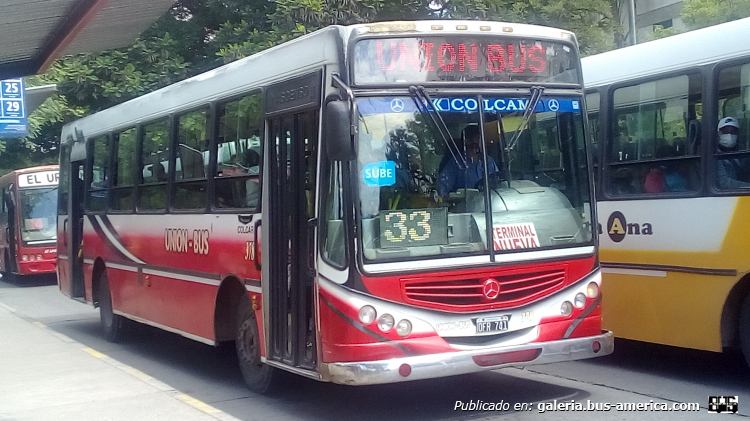 Mercedes-Benz OF 1418 - Metalpar Tronador 2010 - Unión Bus
OFR 741

Línea 33 (San Salvador de Jujuy), interno 378
