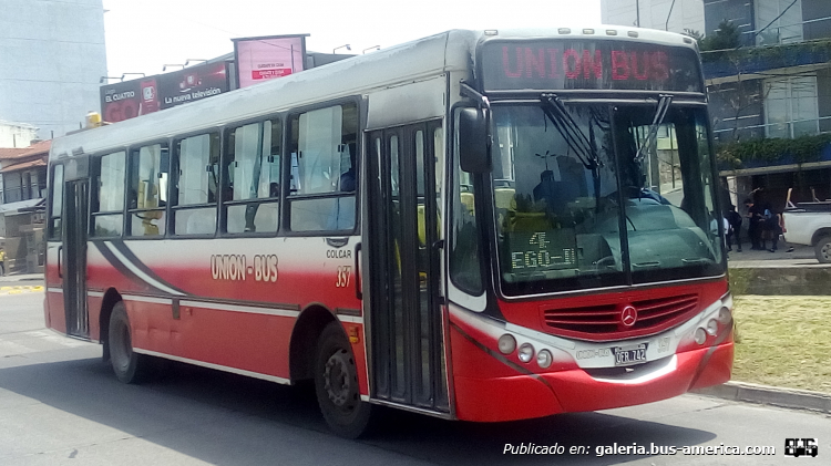 Mercedes-Benz OF 1418 - Metalpar Tronador 2010 - Unión Bus
OFR 742

Línea 4 (San Salvador de Jujuy), interno 357
