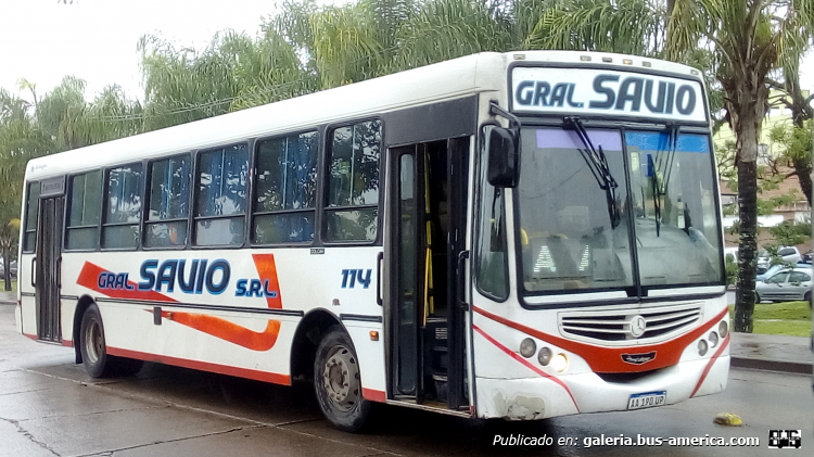 Mercedes-Benz OF 1722 - Metalpar Tronador 2010 - Gral. Savio
AA 190 UP

Línea 49A (Prov. de Jujuy), interno 114
