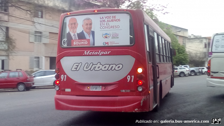 Mercedes-Benz OF 1418 - Metalpar Tronador 2010 - El Urbano
PCV 366

El Urbano, interno 91 (Parte de Atras)
