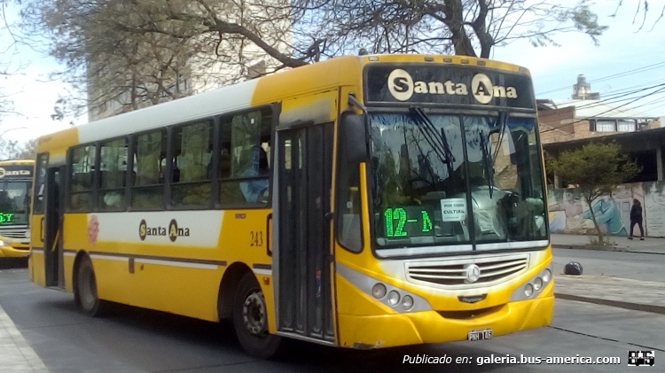 Mercedes-Benz OF 1418 - Metalpar Tronador 2010 - Santa Ana
PNH 146

Línea 12 (S.S. de Jujuy), interno 243
