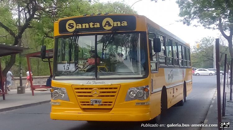 Mercedes-Benz OF 1418 - La Favorita - Santa Ana
MSU 223

Línea 15 (S.S. de Jujuy), interno 239
