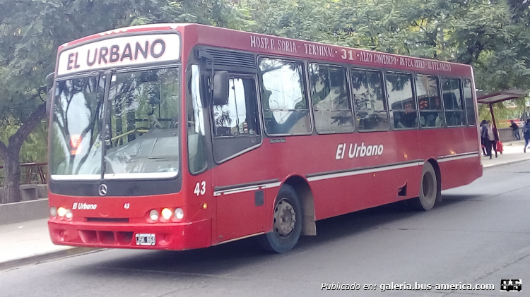 Mercedes-Benz OF 1418 - Nuovobus - El Urbano
JSK 864

Línea 9 (S.S. de Jujuy), interno 43
