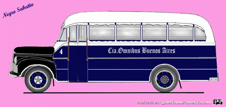Studebaker - Agosti - Cía. Omnibus Buenos Aires
Línea 7 (Pdo. Avellaneda), interno 4
