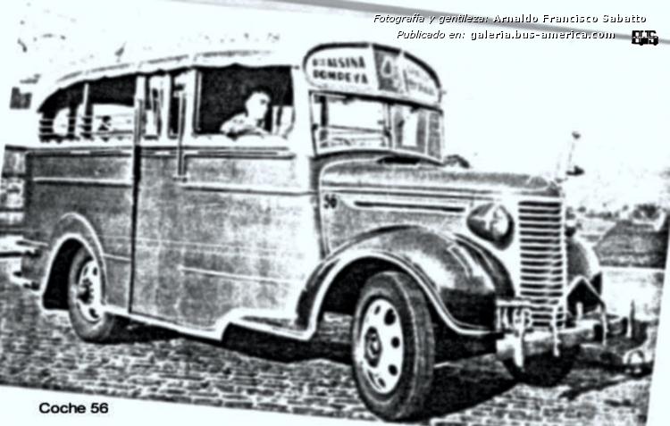 Chevrolet Master - Codegoni - Línea 4
[url=https://bus-america.com/galeria/displayimage.php?pid=55898]https://bus-america.com/galeria/displayimage.php?pid=55898[/url]

Línea 4 (Buenos Aires), interno 56

Fotógrafo: desconocido
Colección: Arnaldo Sabatto

