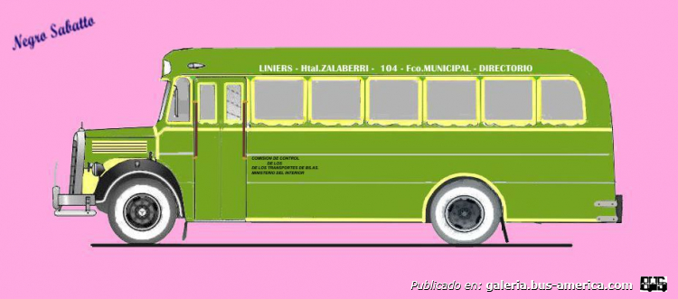 Mercedes-Benz L 312 - Carassai - SOTA
Línea 104 (Buenos Aires)
