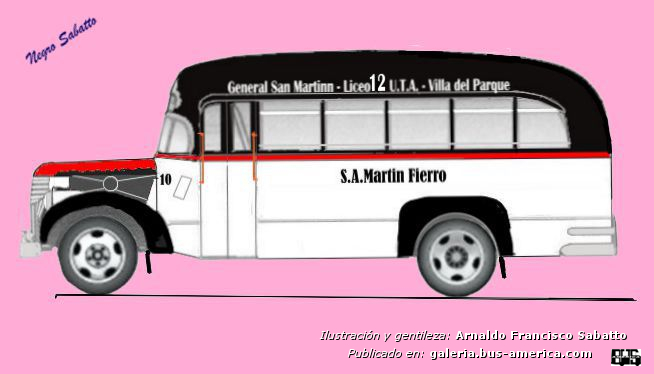 Chevrolet - Costa Rica - Martin Fierro
Línea 12 (Pdo. Gral. San Martín - autorizada Cdad. Buenos Aires)
