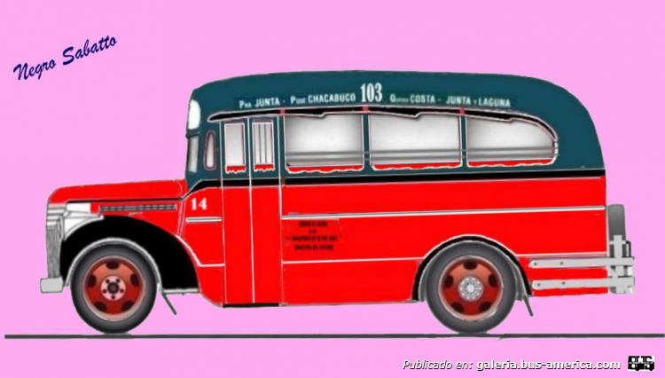 Chevrolet AK - El Cóndor - Colectivo 103
Línea 103 (Buenos Aires), interno 14
