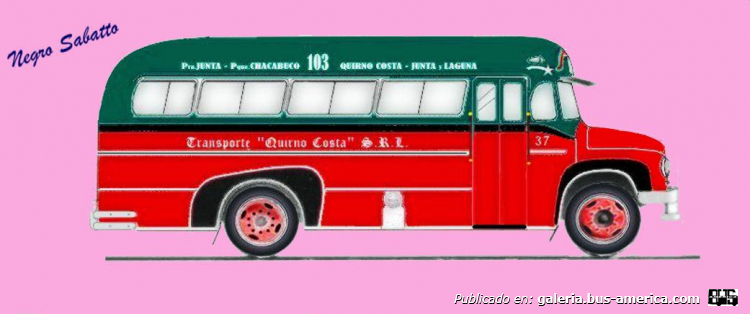 Ford FK - El Cóndor - Transp. Quirno Costa
Línea 103 (Buenos Aires), interno 37
