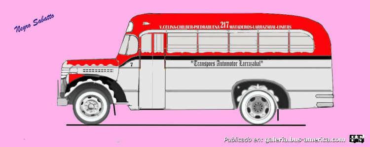 Chevrolet AK - FACA - Larrazabal
Línea 217 (Buenos Aires), interno 7
