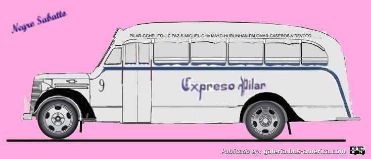 Chevrolet Master - Gnecco - Exp. Pilar
Línea 141 (Buenos Aires), interno 9
