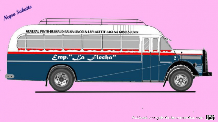 Mercedes-Benz O 3500 - Gnecco - La Flecha
Línea P67 (Prov. Buenos Aires), interno 2
