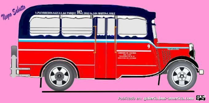 Chevrolet Master - ICA - Sgto. Cabral
Línea 102 (Buenos Aires), interno 9
