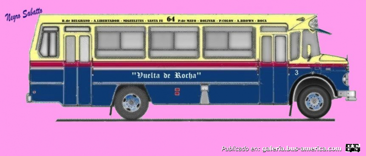 Mercedes-Benz LO 1114 - El Diseño - Vuelta de Rocha
Línea 64 (Buenos Aires), interno 3

