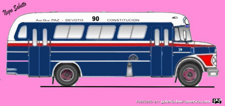 Mercedes-Benz LO 1114 - El Indio - Obispo San Alberto
Línea 90 (Buenos Aires), interno 59
