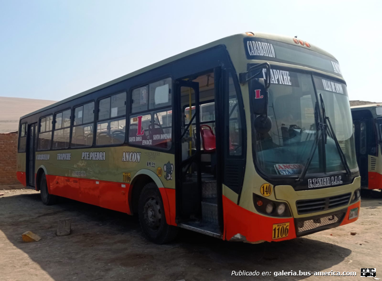 Volkswagen 17-210 OD GNV - Modasa Titán - Saeta
D6K-780

Línea 1106 (Lima) , padrón 140
