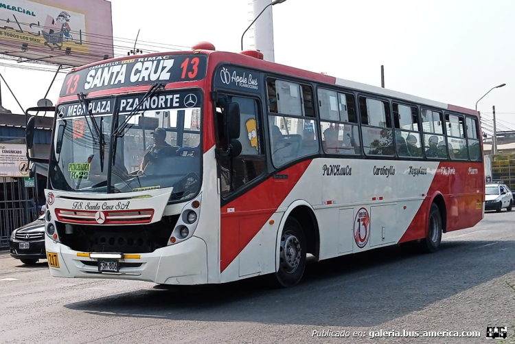 Mercedes-Benz OF 1721 - Apple Bus Astro - Ttes. y Serv. Santa Cruz
F3M-806

Línea 1217 (Lima) , padrón 58
